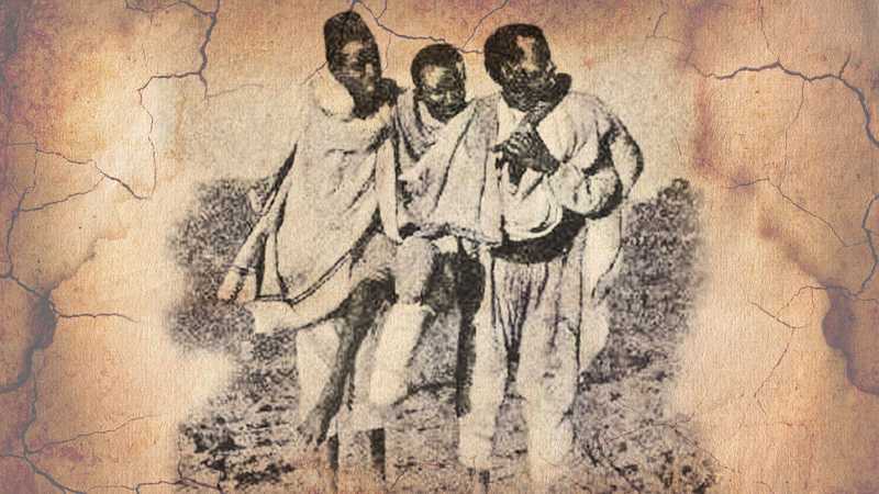 Eritrean Ascari POWs mutilated by Menelik as punishment after the Battle of Adwa