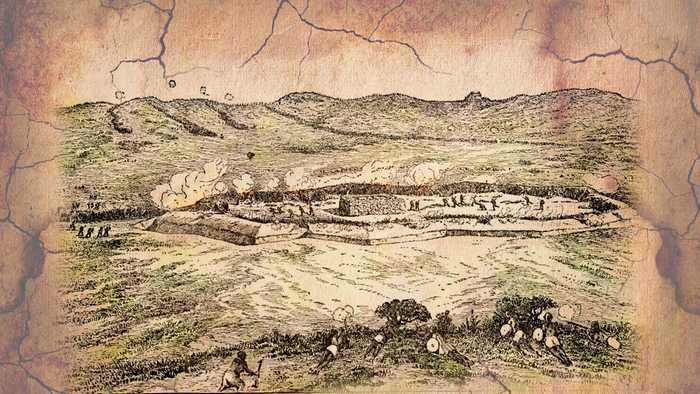 At the Battle of Gura'e, Egyptian fortress at Gura'e was attacked by the Abyssinian army under Emperor Yohannes IV.