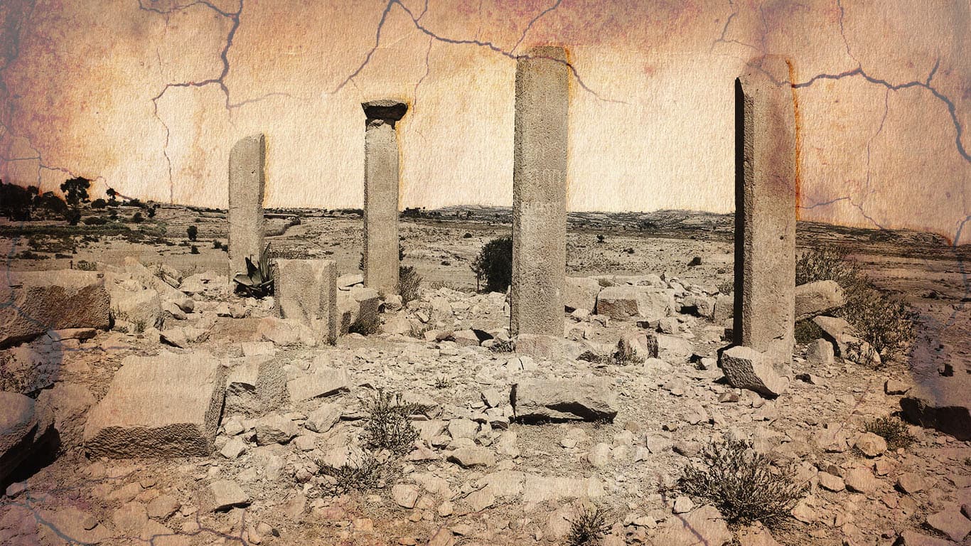 Temple ruins at Qohaito, an ancient trading post between Adulis and Aksum